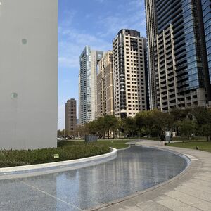 Theater and the surrounding buildings