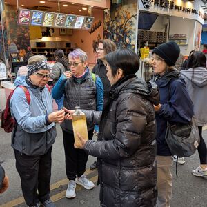 Sampling vinegars in Ita Thao