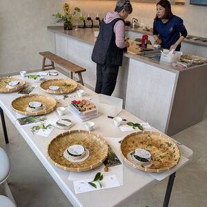 We hand these back and the teas will be roasted and the final product delivered to our hotel