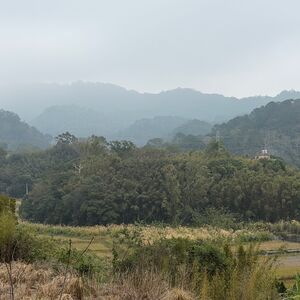 Landscape as we climb to Sanyi