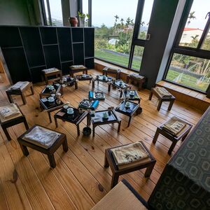 Upstairs at our tea ceremony class